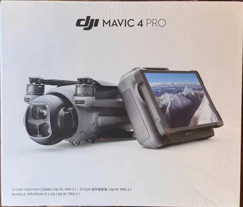 DJI Mavic 4 Pro 512GB Creator Combo RC Pro 2+3 Batteries Drone NEW In Stock